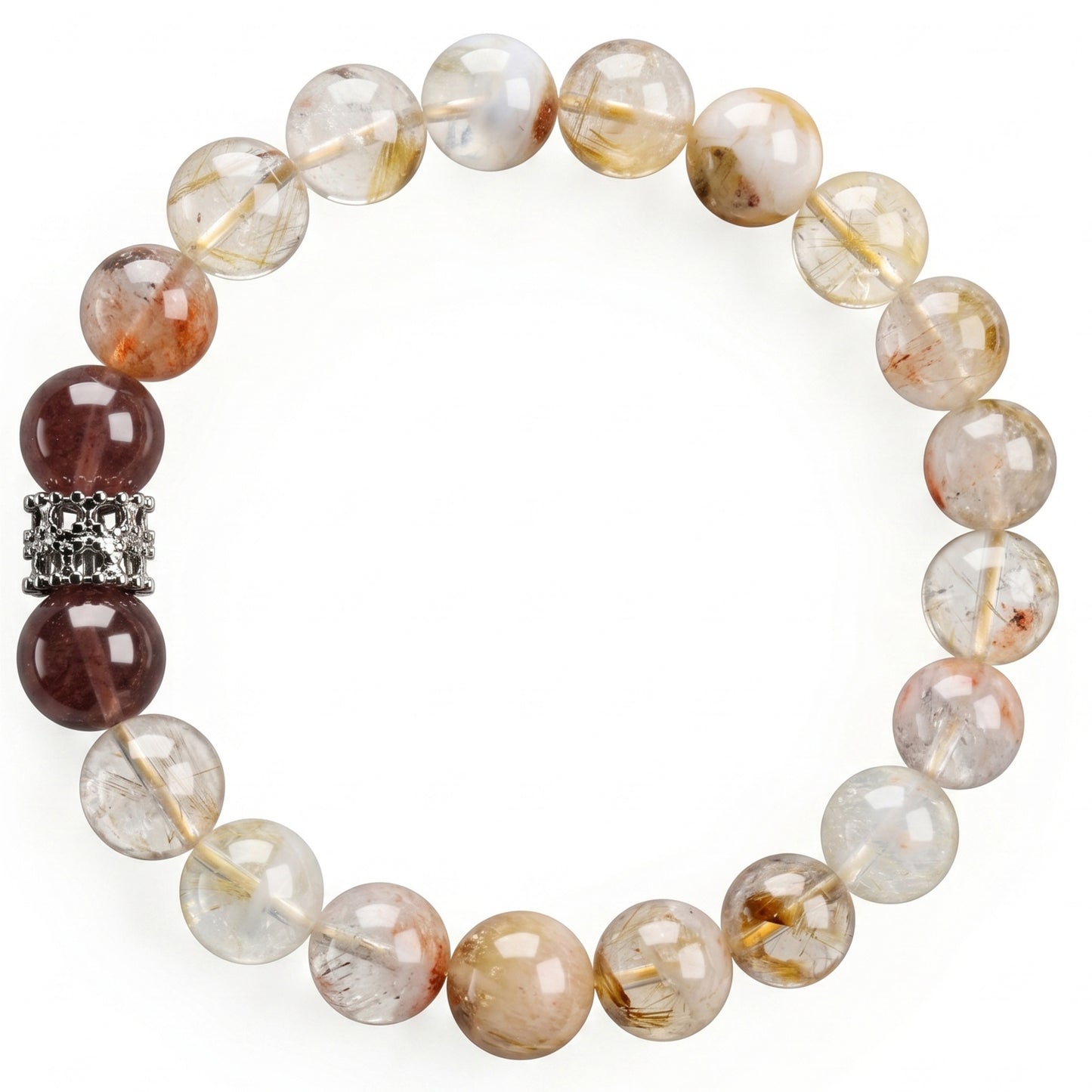 Yellow Crystal Beaded Bracelet for Women, Natural Crystal Stone Wrist Jewelry with Polished Beads, Golden Polished Style for Daily Outfits, Meditation, Layering, and Gift Styling