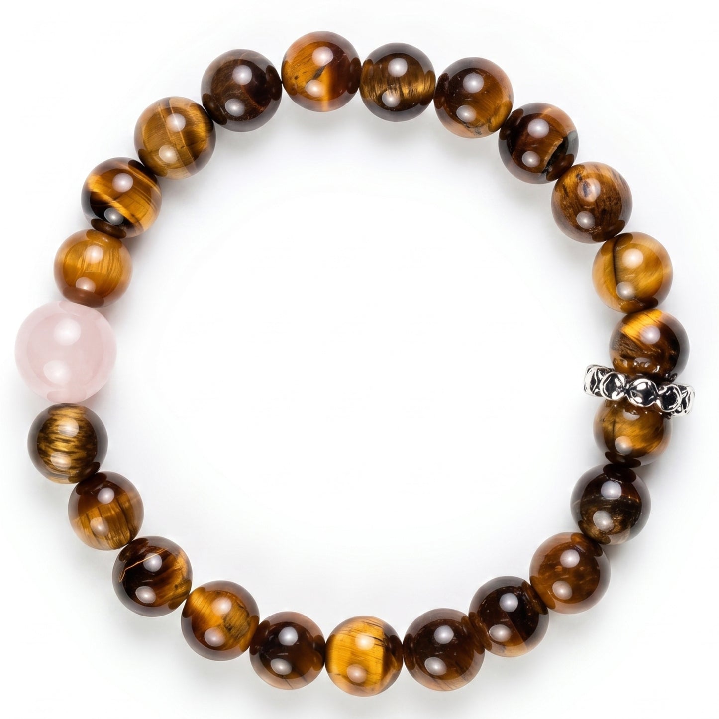 Yellow Tiger Eye Beaded Bracelet for Women, Natural Stone Bead Wrist Jewelry with Polished Beads, Golden Polished Style for Daily Outfits, Meditation, Layering, and Gift Styling