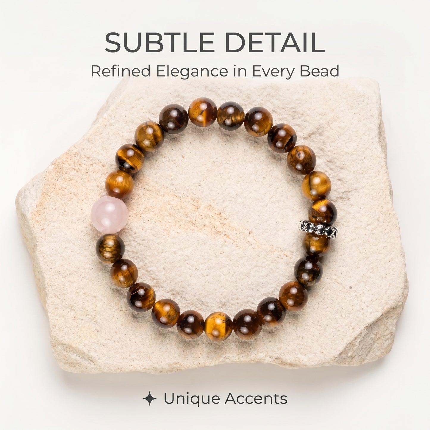 Yellow Tiger Eye Beaded Bracelet for Women, Natural Stone Bead Wrist Jewelry with Polished Beads, Golden Polished Style for Daily Outfits, Meditation, Layering, and Gift Styling